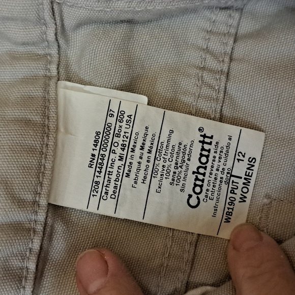 Carhart women's 12 short - Picture 3 of 8